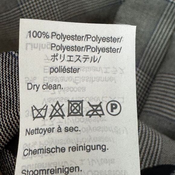 J Crew Dress Womens 8 Gray Plaid Sleeveless Sheath Business Career AC409 FA19 - Picture 10 of 12